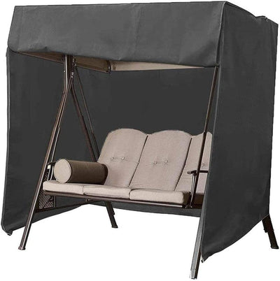 3 Seater Swing Cover Hammock Cover Waterproof Windproof, 210D Oxford Fabric Outdoor Swing Seat CoverQuantumX Chargers