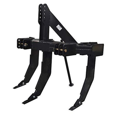 3 Shank Subsoiler Ground Ripper Fits 3 Point Tractor 1 & 2 Quick Hitch CompatibleQuantumX Chargers
