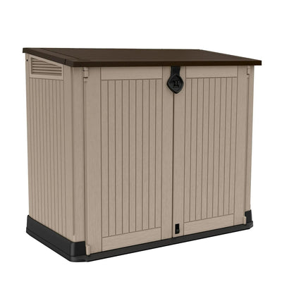 30 - Cu Ft All - Weather Resin Storage Shed, BeigeQuantumX Chargers
