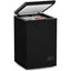 3.5 Cu Ft with 2 Removable Baskets – Reach In Freezer Chest – Quiet Compact Freezer – 7 Temperature Settings – BlackQuantumX Chargers