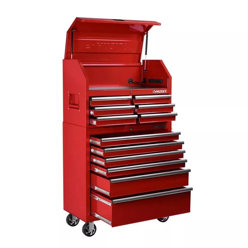36 in. 12 - Drawer Tool Chest and Cabinet ComboQuantumX Chargers