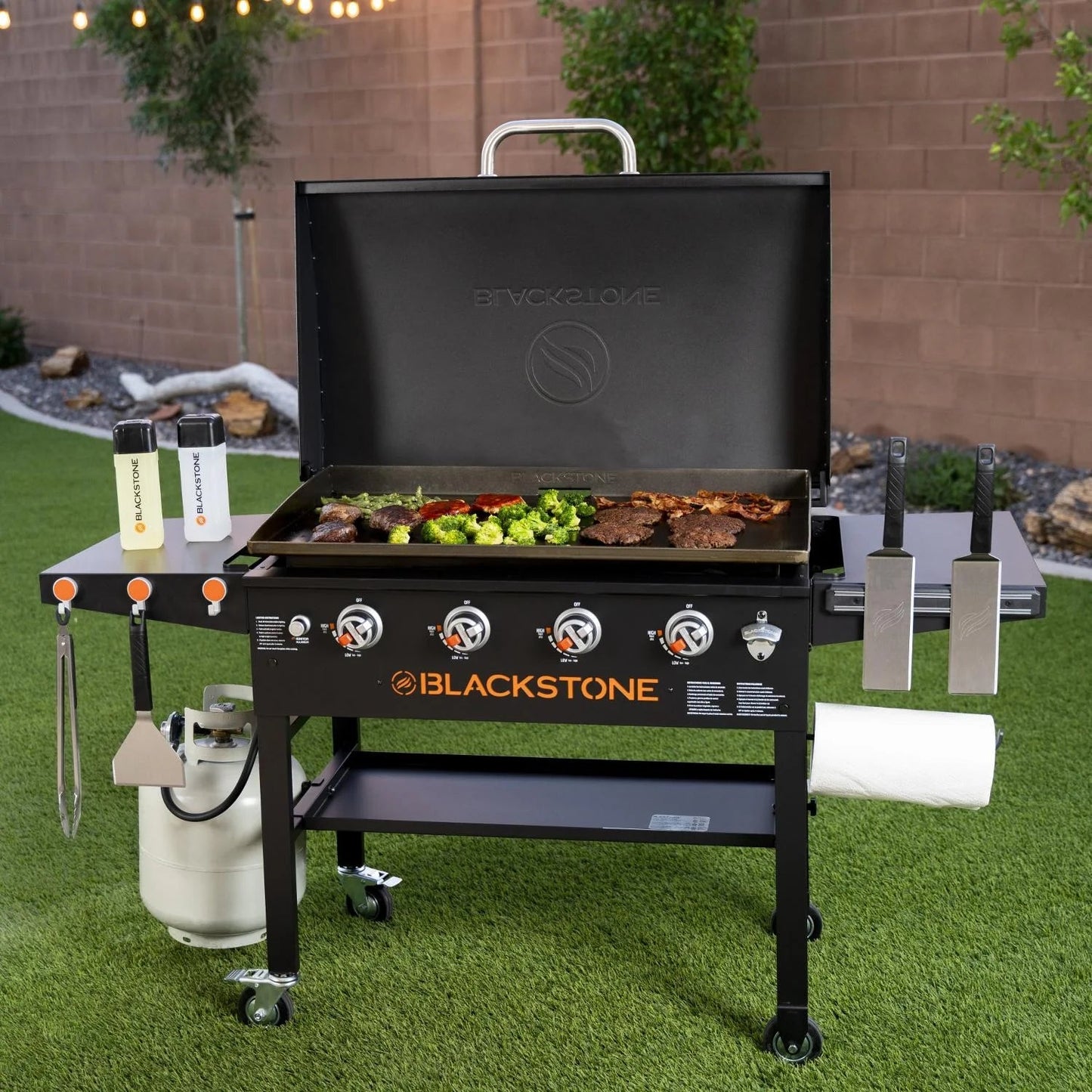 36 - Inch Griddle Cooking Station W/ Hood - 1899QuantumX Chargers