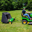 42 Tow - Behind Lawn Sweeper, 24 cu. ft. Capacity, Adjustable BrushesQuantumX Chargers