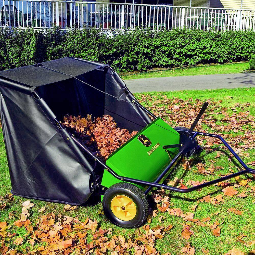 42 Tow - Behind Lawn Sweeper, 24 cu. ft. Capacity, Adjustable BrushesQuantumX Chargers