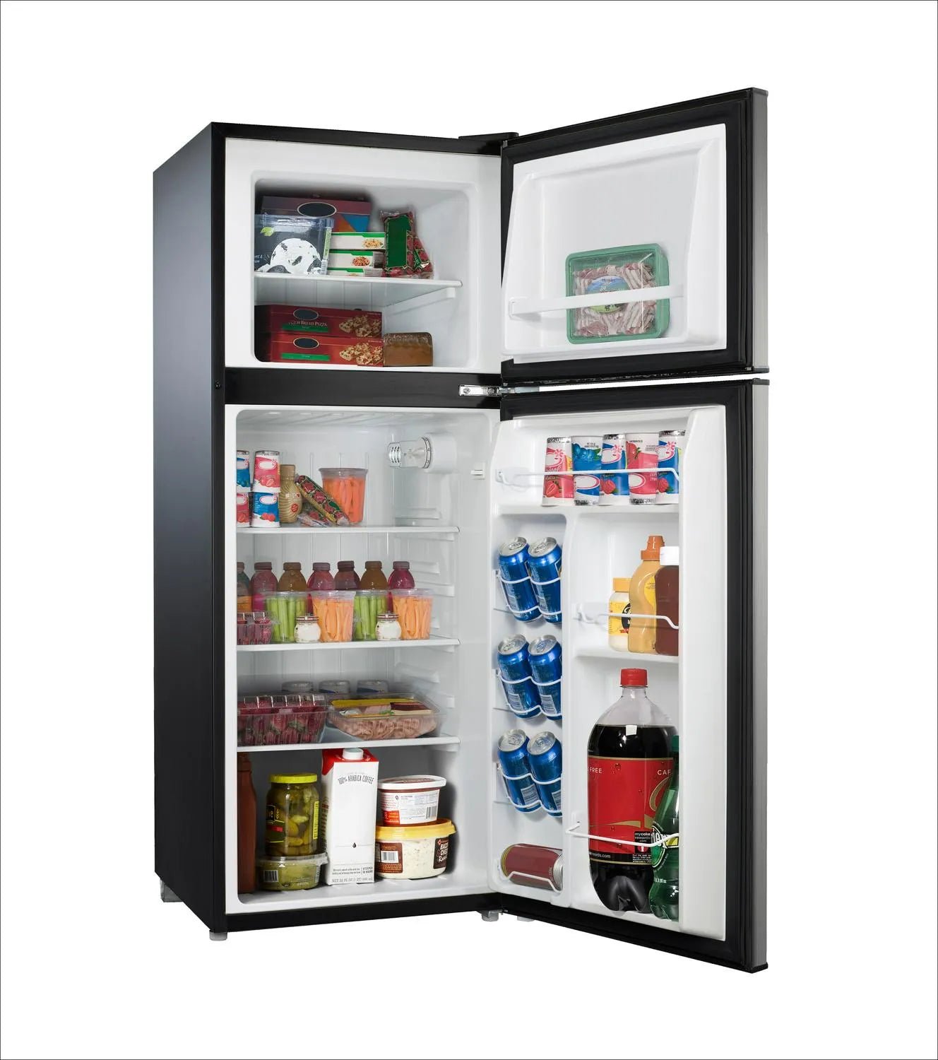 4.6. Cu ft Two Door Mini Refrigerator with Freezer, Stainless SteelQuantumX Chargers