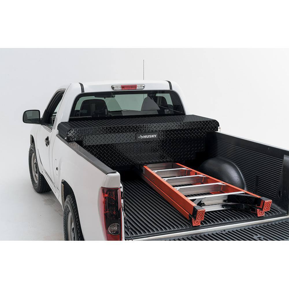 61.86 Matte Black Aluminum Low Profile Truck Tool Box for Mid - Size TrucksQuantumX Chargers