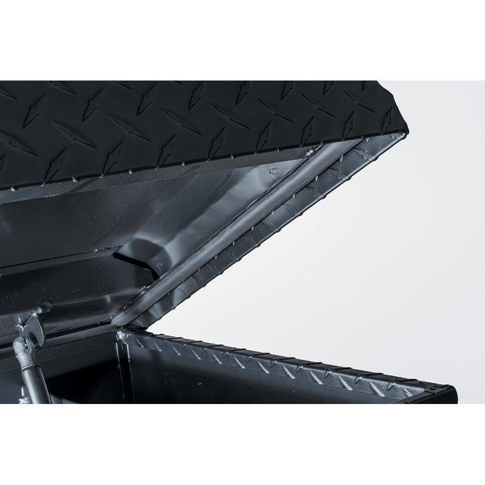 61.86 Matte Black Aluminum Low Profile Truck Tool Box for Mid - Size TrucksQuantumX Chargers
