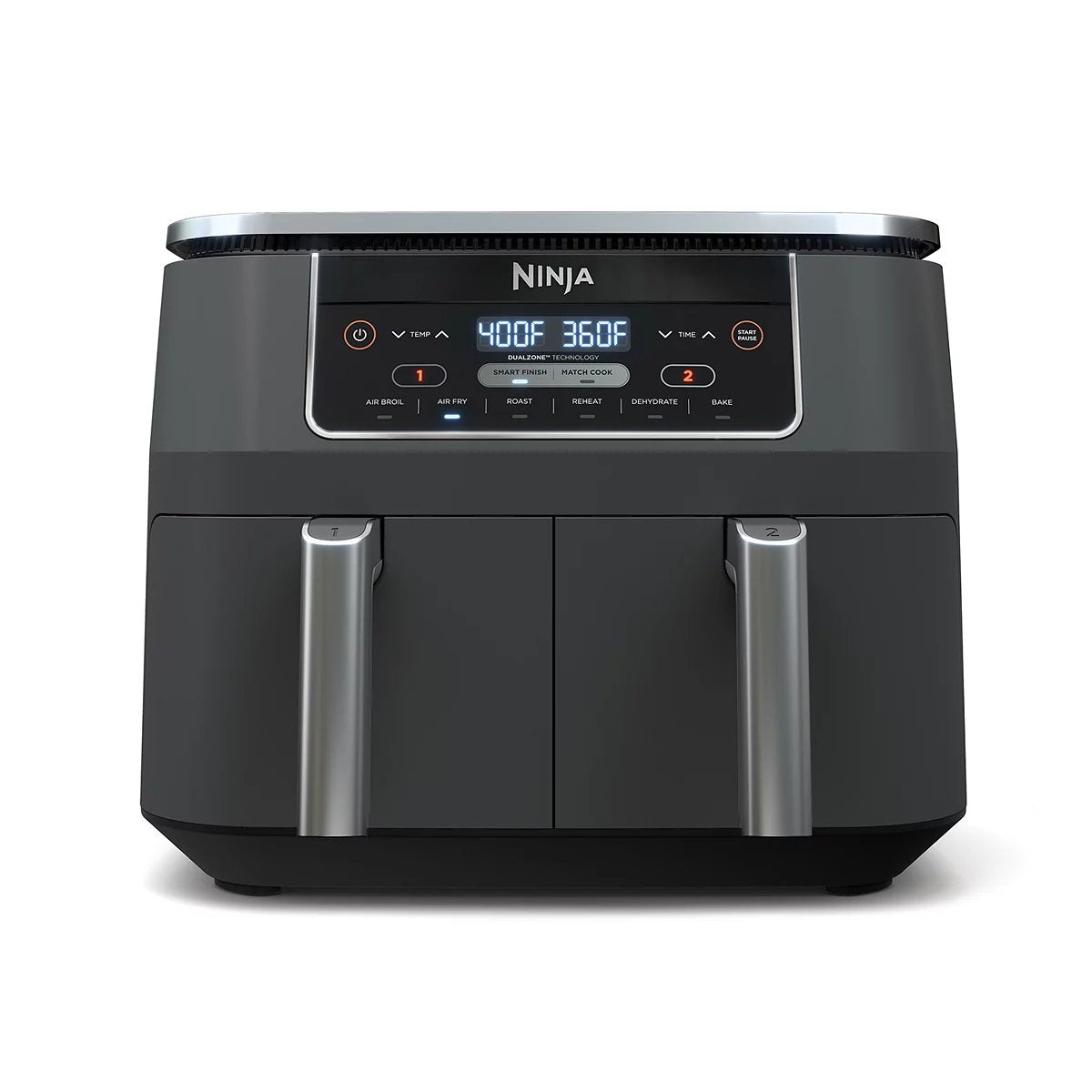 8 qt. Original Dualzone, 2 - Basket Air Fryer with 6 FunctionsQuantumX Chargers