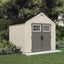 8 x 10 ft. Metal and Resin Storage Shed, VanillaQuantumX Chargers