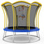 8FT/ 10FT Outdoor Trampoline, ASTM Approved Trampoline with Unique Flower ShapeQuantumX Chargers