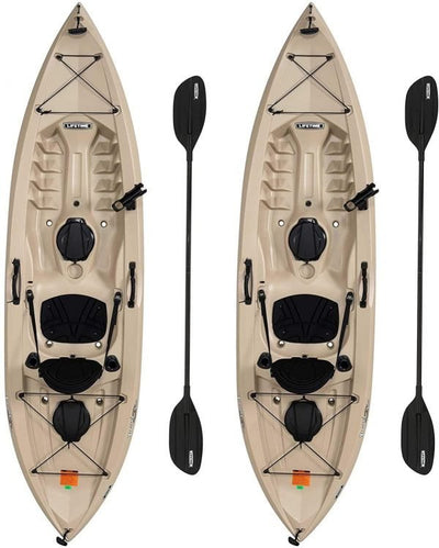 90806 Tamarack Angler 100 Fishing Kayak C 2 Pack (Paddles Included)QuantumX Chargers