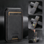 Luxury Leather Magnetic Wallet Card Holder-Black