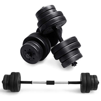 Adjustable Dumbbell Barbell Weight Pair 66 lbsQuantumX Chargers