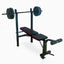 Adjustable Standard Combo Weight Bench with Rack and Leg Extension and 90 lb.QuantumX Chargers