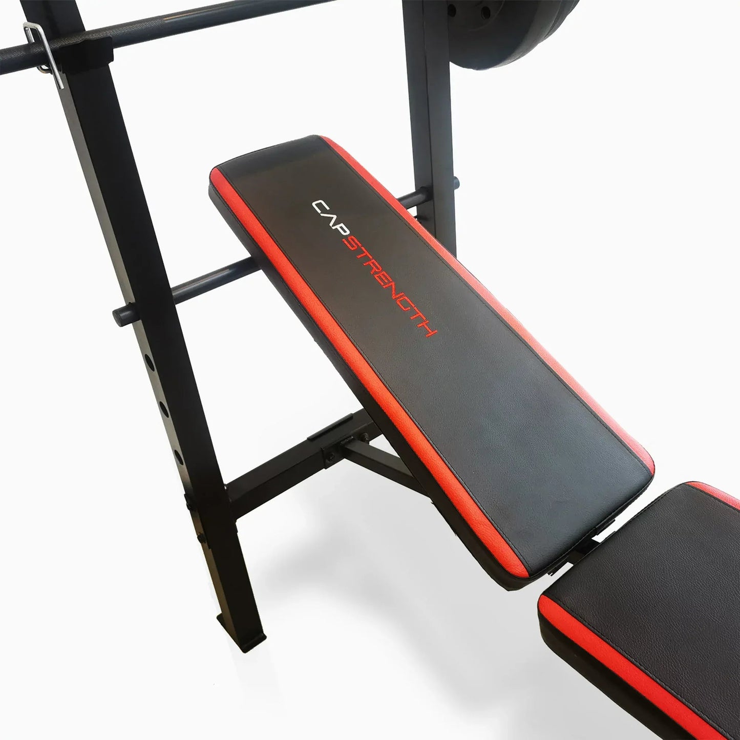 Adjustable Standard Combo Weight Bench with Rack and Leg Extension and 90 lb.QuantumX Chargers