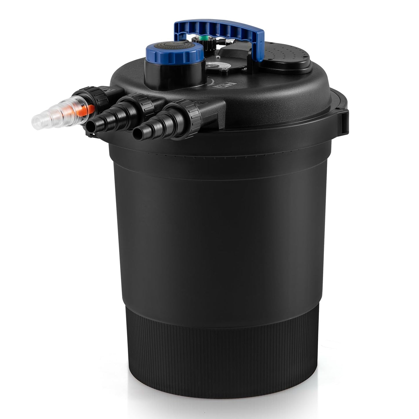 Bio Pressure Pond Filter with 13W UV - C Light, 2642 GPH Pond Filter System with Bio BallsQuantumX Chargers