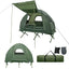 Camping Tent Cot, 5 - in - 1 Folding Camping Bed with Air Mattress, Pillow, Sleeping BagQuantumX Chargers