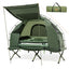 Camping Tent Cot, 5 - in - 1 Folding Camping Bed with Air Mattress, Pillow, Sleeping Bag, Waterproof Elevated Tent ShelterQuantumX Chargers