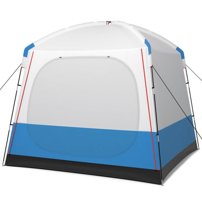 Camping Tent for 3 - 5 People, Portable Cabin Shelter w/Large Double - Layer Mesh Front DoorQuantumX Chargers
