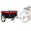 Cargo Bike Trailer, Folding Frame Quick Release 16" Wheels Bicycle Cargo TrailerQuantumX Chargers
