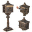 Cast Aluminum Mailbox with PostQuantumX Chargers