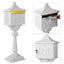 Cast Aluminum Mailbox with PostQuantumX Chargers