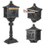 Cast Aluminum Mailbox with PostQuantumX Chargers