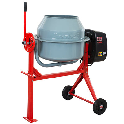 Cement Mixer 4cu ft 500W Portable Electric Concrete MortarQuantumX Chargers