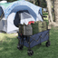 Collapsible Wagon Cart, Foldable Heavy Duty Utility Wagon with Adjustable HandleQuantumX Chargers
