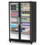 Commercial Refrigerator, Glass Door with LED Lighting Upright Beverage Display Cooler for Home, Store, Gym, or Office, Featuring Double Swing Doors and 39 cu.ftQuantumX Chargers