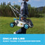 Cordless Lawn Mower, 15 - in Lawn Mowers Lightweight, 40V Lithium - ion Lawnmower w/Brushless Motor, 5 Cutting Heights Adjustable - Low Noise 2 in 1 Push MowerQuantumX Chargers