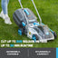 Cordless Lawn Mower, 15 - in Lawn Mowers Lightweight, 40V Lithium - ion Lawnmower w/Brushless Motor, 5 Cutting Heights Adjustable - Low Noise 2 in 1 Push MowerQuantumX Chargers