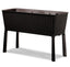 Dark Brown Wicker Raised Garden Bed Planter w/ Water IndicatorQuantumX Chargers