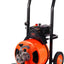 Drain Cleaner Machine 100FT x 1/2Inch, Auto Feed Sewer Snake Auger with 4 Cutter & Air - activated Foot Switch for 1" to 4" Pipes, Orange, BlackQuantumX Chargers