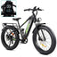 Electric Bike for Adults 1000W, 48V 17.5AH Battery Adult Electric Bicycles, 26 Fat Tire Full Suspension Ebike, 28MPH Mountain Beach E Bike, 7 Speed, 60Miles Range, UL CertifiedQuantumX Chargers