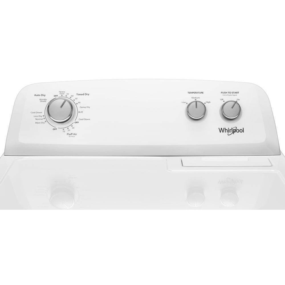 Electric Dryer, AutoDryTM System, Wrinkle ShieldTM, WhiteQuantumX Chargers