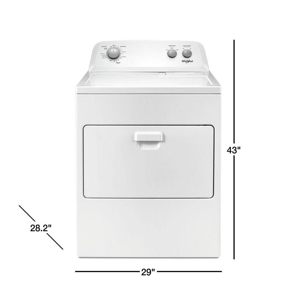Electric Dryer, AutoDryTM System, Wrinkle ShieldTM, WhiteQuantumX Chargers