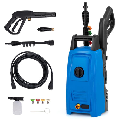 Electric Pressure Washer, 1900 PSI 1.8 GPM High Pressure Power Washer w/ 4 Quick Connect NozzlesQuantumX Chargers