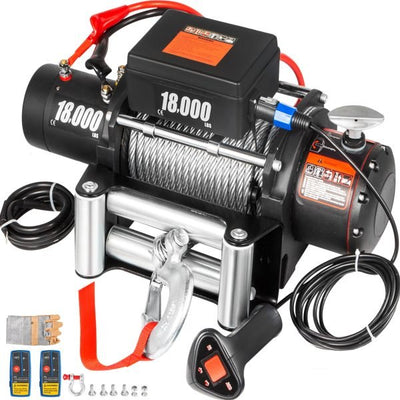Electric Winch 12V Steel Cable Off - road ATV UTV Truck Towing TrailerQuantumX Chargers