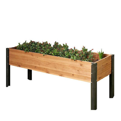 Elevated Outdoor Raised Garden Bed Planter Box 70 x 24 x 29 inch HighQuantumX Chargers