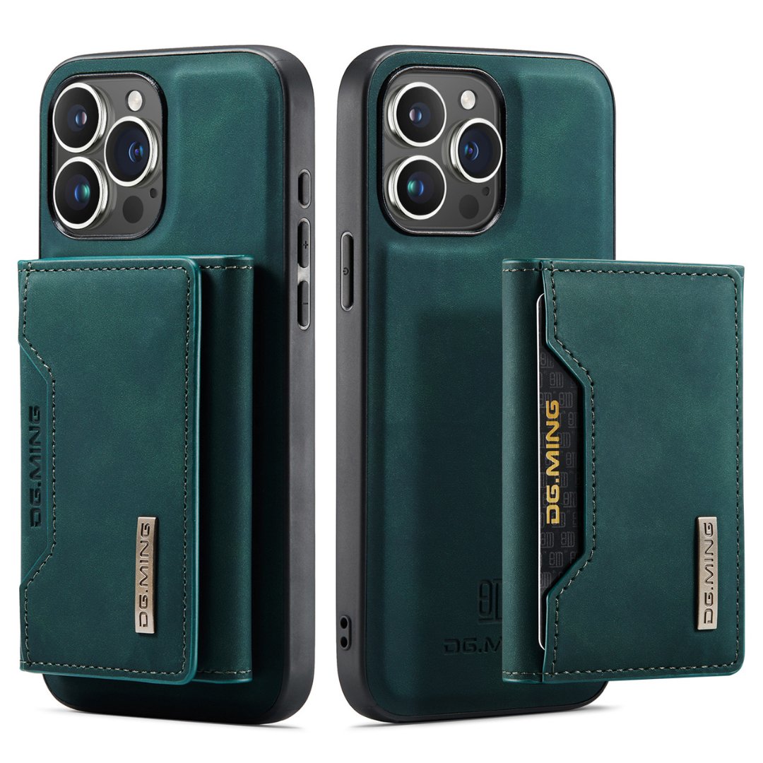 Executive Leather Wallet Case for iPhone - GreenQuantumX Chargers