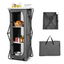 Folding Camping Storage Cabinet, Pop Up Outdoor Camping Kitchen Station with Large 3 - Tier Storage OrganizerQuantumX Chargers