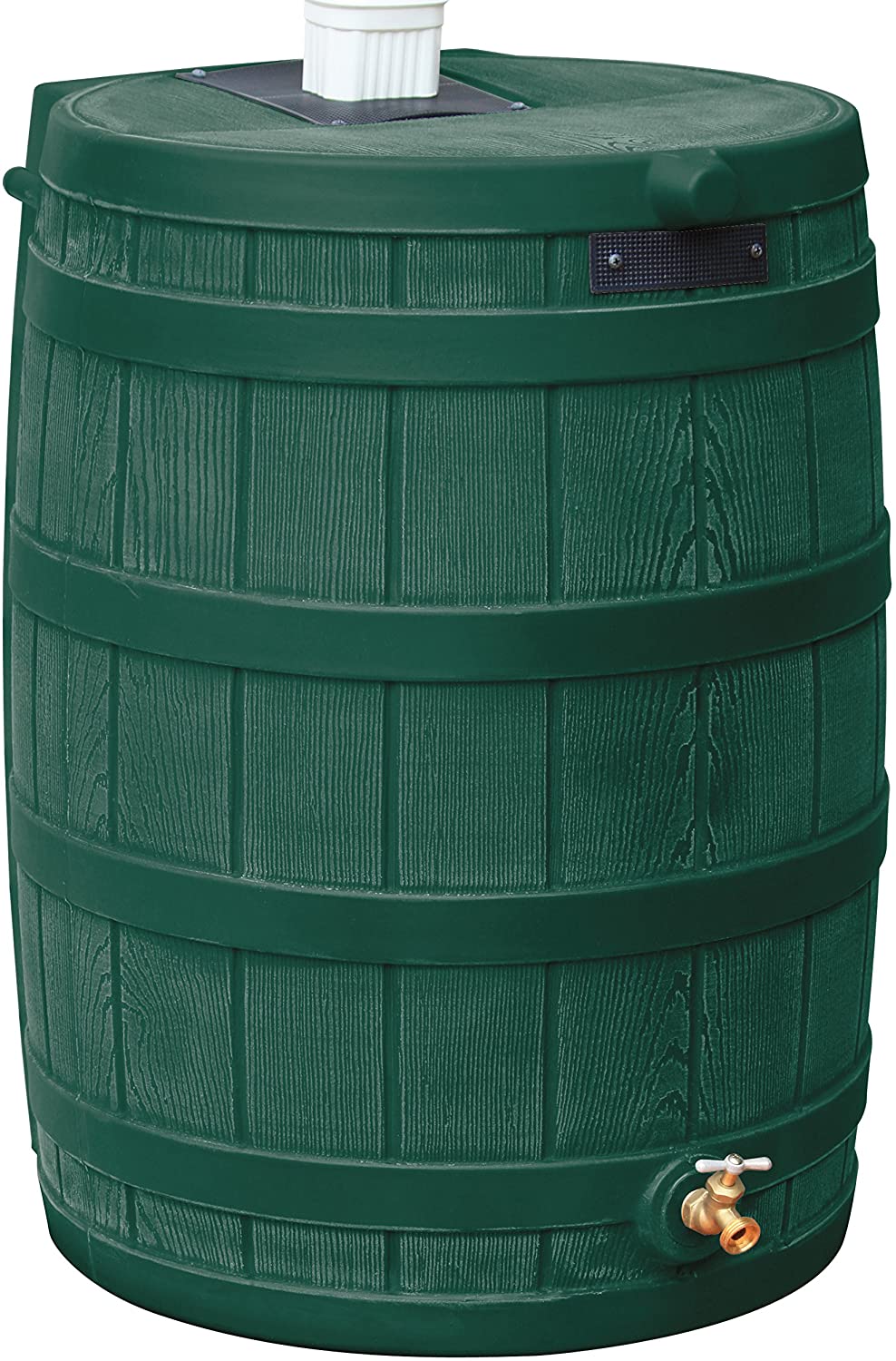 Good Ideas Rain Wizard 50 Gallon Plastic Outdoor Home Rain Barrel Water Storage CollectorQuantumX Chargers