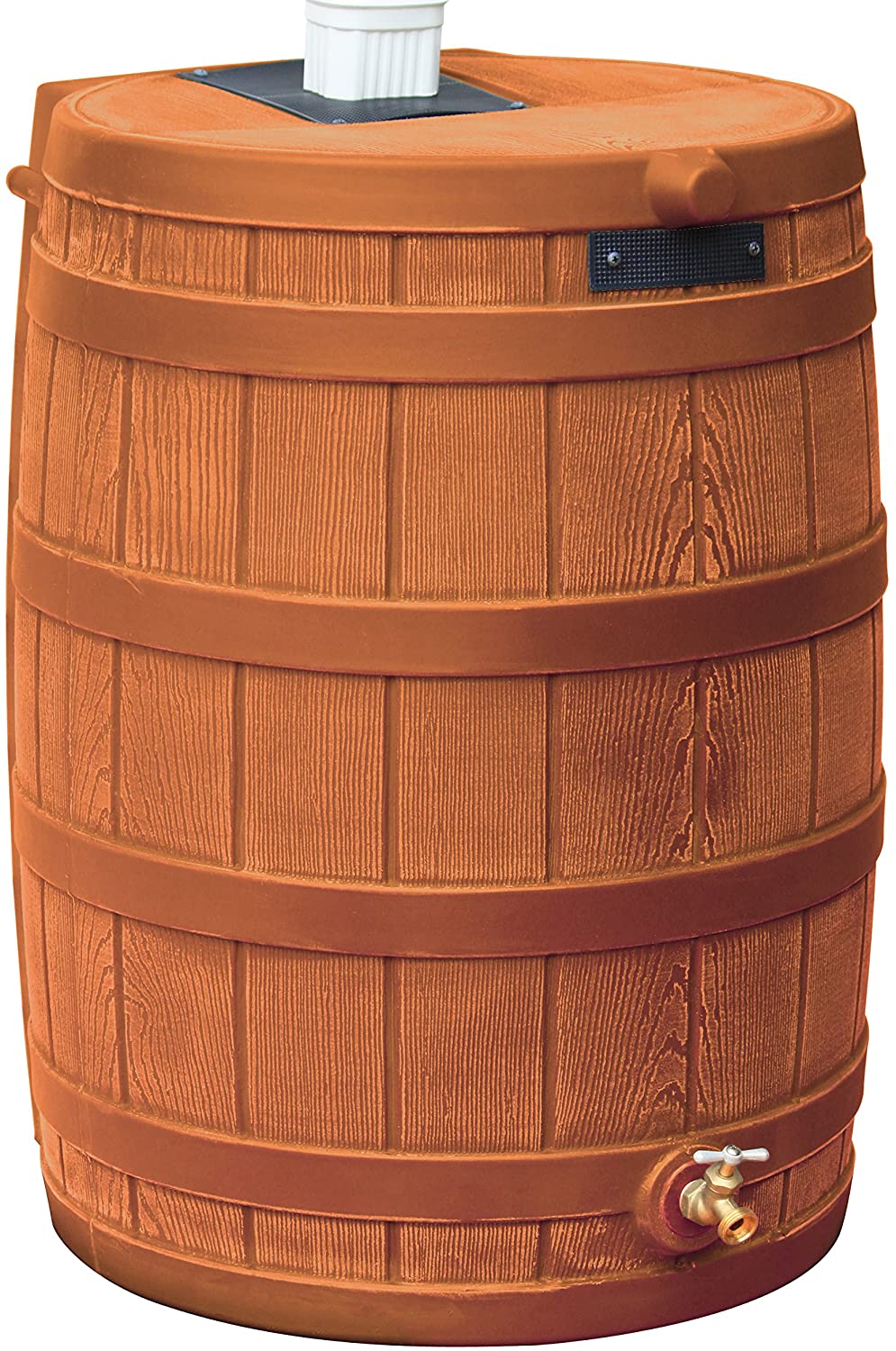 Good Ideas Rain Wizard 50 Gallon Plastic Outdoor Home Rain Barrel Water Storage CollectorQuantumX Chargers