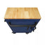 Heavy - Duty 52 in. 9 - Drawer Mobile Workbench with Adjustable - Height Solid Wood Top in Matte BlueQuantumX Chargers