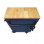 Heavy - Duty 52 in. 9 - Drawer Mobile Workbench with Adjustable - Height Solid Wood Top in Matte BlueQuantumX Chargers