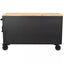 Heavy Duty 61 in. W x 23 in. D 15 - Drawer Mobile Workbench with Solid Wood TopQuantumX Chargers