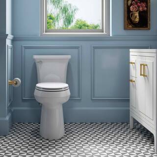 Highline Arc Extra Tall Elongated Toilet 1.28 GPF White with SeatQuantumX Chargers