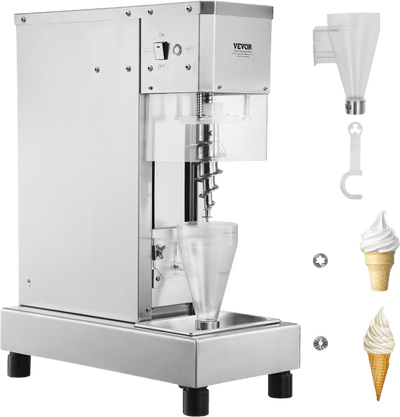 Ice Cream Blender 750W High Speed Mixer 1740 RPM 304 Stainless Steel NewQuantumX Chargers