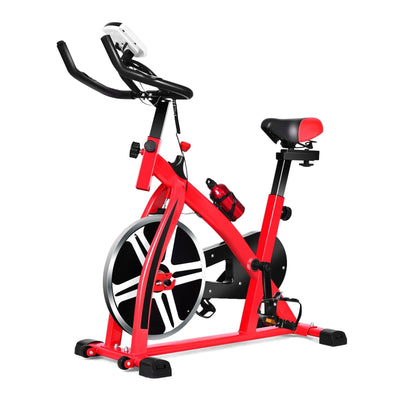 Indoor Cycling Bike, Stationary Bicycle Exercise Bike with FlywheeQuantumX Chargers
